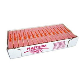 Jovi Plastilina School Rosa Claro Caja de 15 Pastillas de 150 g