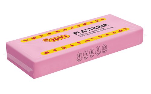 Jovi Plastilina School Pastilla Rosa Claro Caja de 15 Unidades