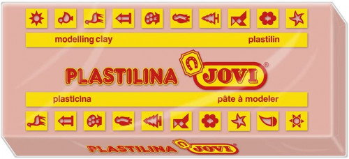 Jovi Plastilina School Pastilla Rosa Claro Caja de 15 Unidades