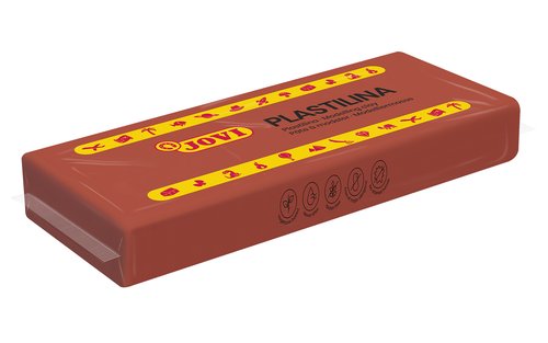 Jovi Plastilina School Pastilla Marrón Caja de 15 Unidades