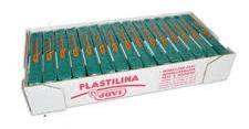 Jovi Plastilina School Pastilla 150 gr Verde Oscuro Caja 15 Ud
