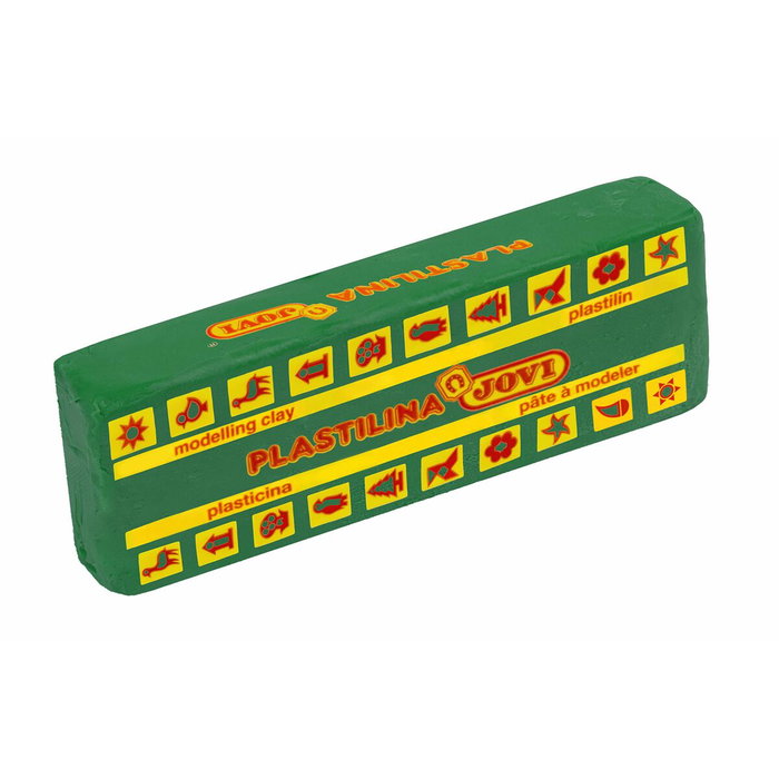 Jovi Plastilina School Pastilla Verde Oscuro Caja de 15 Unidades