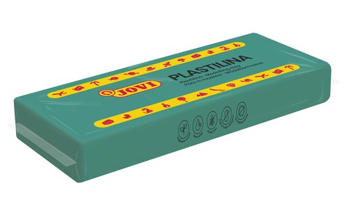 Jovi Plastilina School Pastilla Verde Oscuro Caja de 15 Unidades