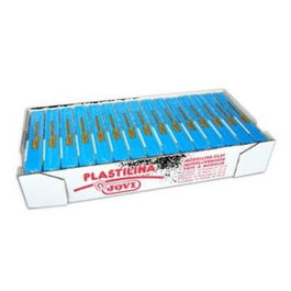 Jovi Plastilina School Azul Claro, Caja de 15 Pastillas de 150 g