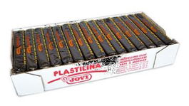 Jovi Plastilina School Pastilla 150 gr Negro Caja 15 Ud