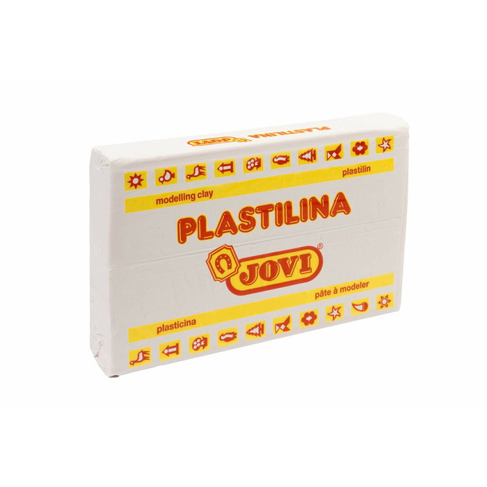 Jovi Plastilina Pastilla Blanco Caja 15 Ud 350g