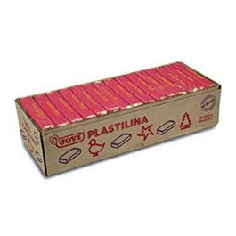 Jovi Caja de 15 Pastillas de Plastilina Rojo 350g