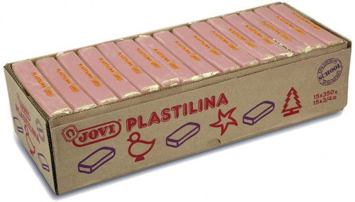 Jovi Plastilina en Pastillas Color Carne Caja de 15 Unidades
