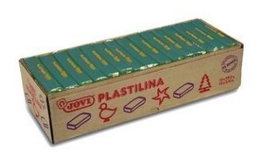 Jovi Plastilina Pastilla 350 gr Unicolor Verde Oscuro Caja 15 Ud