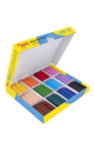 Jovi Triwax Ceras de Colores Surtidos Caja de 300 Unidades