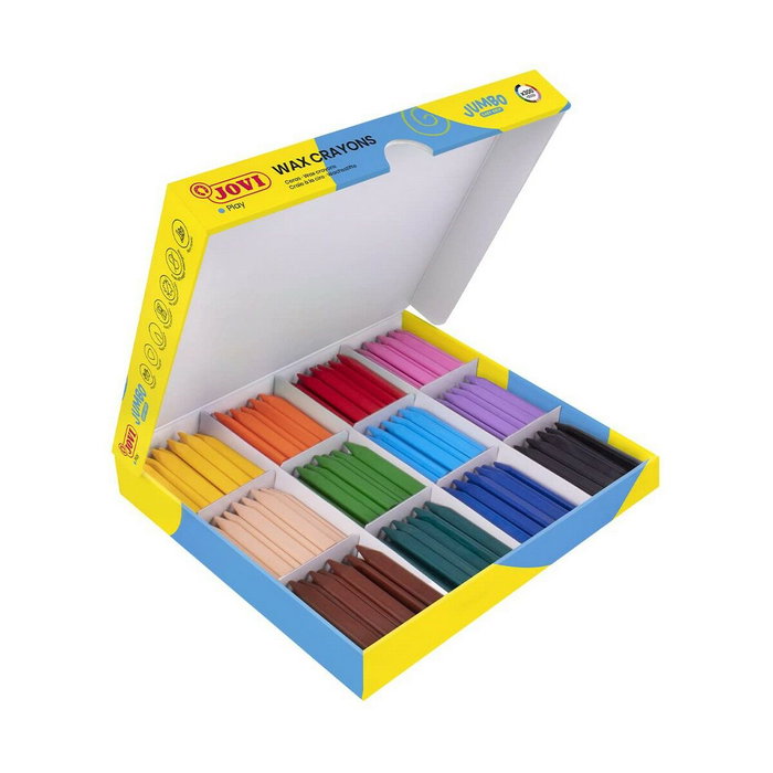 Jovi Triwax Ceras de Colores Surtidos Caja de 300 Unidades