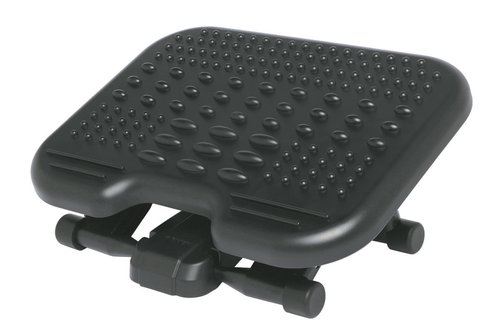Kensington Reposapiés SoleMassage Negro con 5 Alturas Ajustables Kensington Reposapiés SoleMassage Negro con 5 Alturas Ajustables