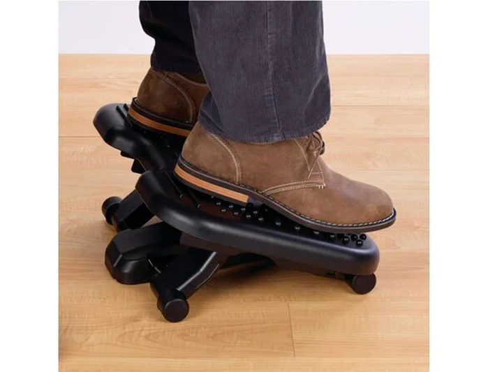 Kensington Reposapiés SoleMassage Negro con 5 Alturas Ajustables Kensington Reposapiés SoleMassage Negro con 5 Alturas Ajustables