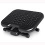 Kensington Reposapiés SoleMassage Negro con 5 Alturas Ajustables