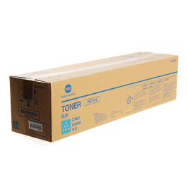 Konica Minolta Toner TN711C / A3VU450 Cyan - Cartucho de Tóner Original para Impresoras Konica Minolta