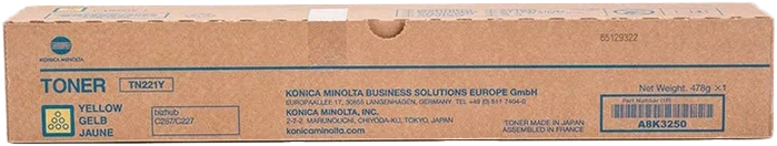 Konica Minolta TN221Y Amarillo