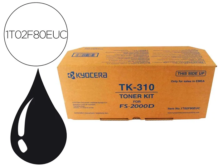 Kyocera TK-310 Toner Original para impresoras FS-2000D, FS-3900DN y FS-4000DN Kyocera TK-310 Toner Original para impresoras FS-2000D, FS-3900DN y FS-4000DN