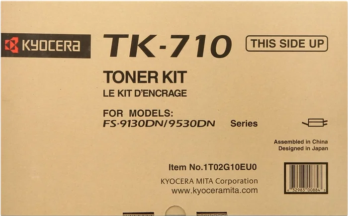 Kyocera TK-710 Tóner Negro Original para FS-9130DN/9530DN