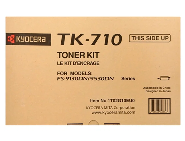 Kyocera TK-710 Tóner Negro Original para FS-9130DN/9530DN