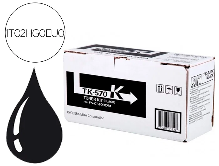 Kyocera Tóner Láser Negro TK500K Original para FS-5400 Kyocera Tóner Láser Negro TK500K Original para FS-5400