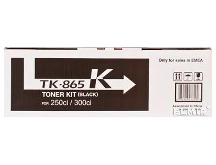 Kyocera TK865K Tóner Negro para TASKalfa 250ci/300ci