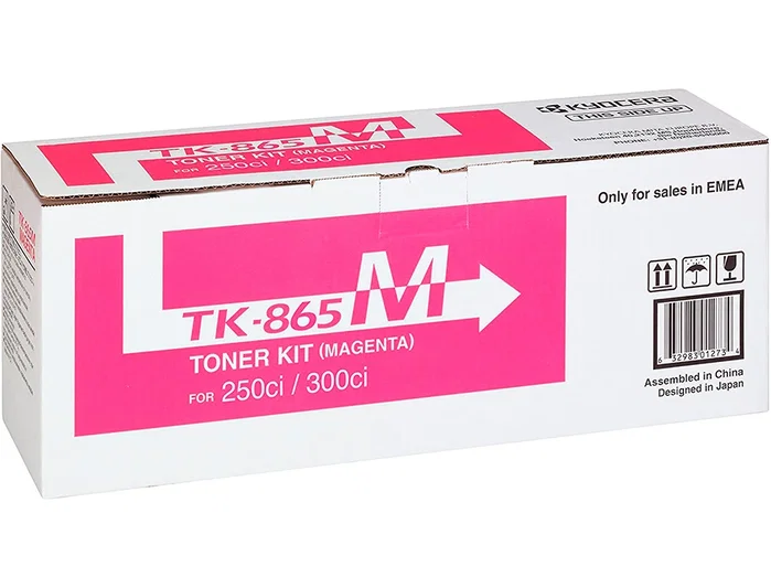 Kyocera TK-865M Tóner Magenta para TASKALFA 250ci/300ci