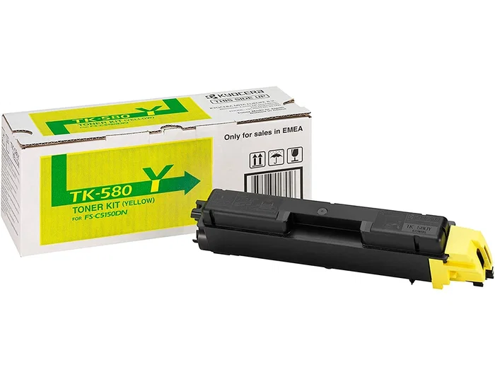 Kyocera TK-580Y Tóner Amarillo para FS-C5150DN P6021CDN