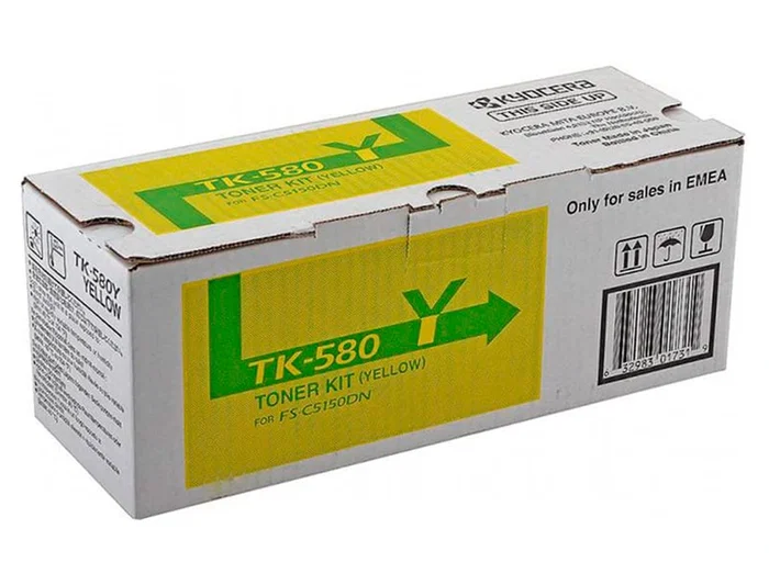 Kyocera TK-580Y Tóner Amarillo para FS-C5150DN P6021CDN