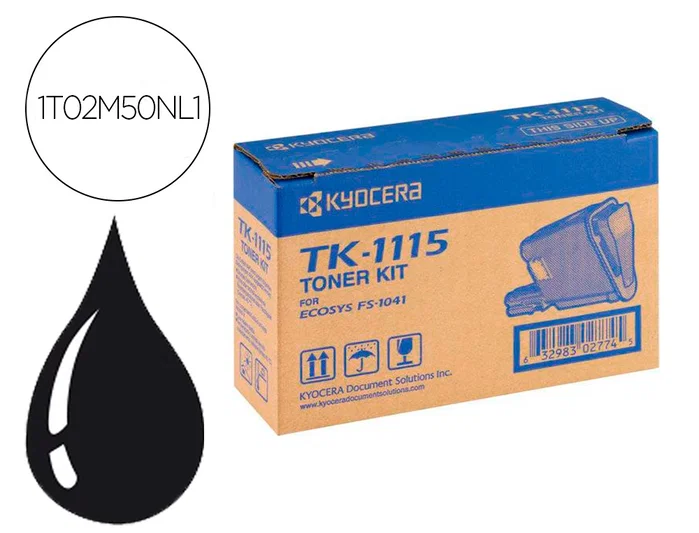 Kyocera TK-1115 Tóner Negro