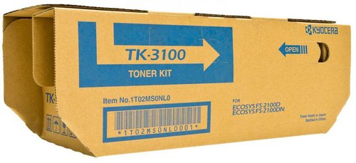 Kyocera TK-3100 Cartucho de Tóner Negro Original 12.500 Páginas Kyocera TK-3100 Cartucho de Tóner Negro Original 12.500 Páginas