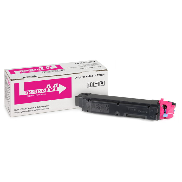 Kyocera TK-5150M Magenta Toner Original Rendimiento 10.000 Páginas ISO/IEC 19798