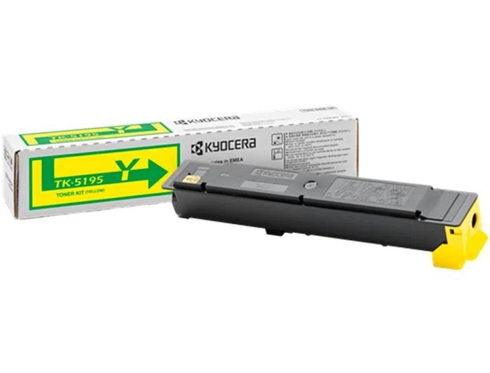 Kyocera TK-5195Y Cartucho de Tóner Amarillo Kyocera TK-5195Y Cartucho de Tóner Amarillo