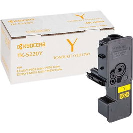 Kyocera-Mita TK-5220Y Toner Amarillo para Ecosys M5521Cdn, M5521Cdw, P5021Cdn, P5021Cdw