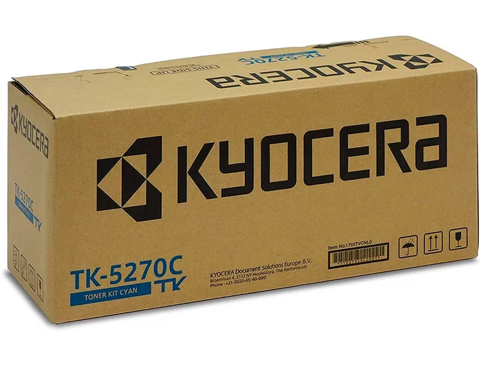 Kyocera TK-5270C Cian, Tóner Original de 6.000 páginas para ECOSYS M6230cidn/M6630cidn/P6230cdn