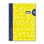 Lamela Cuaderno Espiral Folio 80 Hojas Cuadrícula 4mm Amarillo Pack 5u. Regards to the product type category label, it is a spiral notebook.