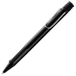 Lamy Bolígrafo Safari Black 219M Negro Tinta Azul Punta Media