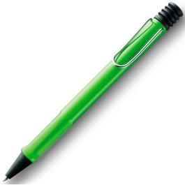 LAMY Bolígrafo Safari Green 213M Punta Media Tinta Azul