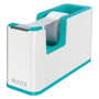 LEITZ WOW DUAL Portarrollos de sobremesa Turquesa/blanco