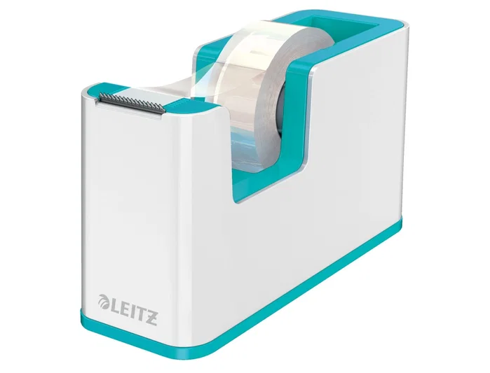 LEITZ WOW DUAL Portarrollos de sobremesa Turquesa/blanco