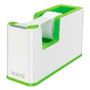 LEITZ WOW Dispensador de cinta dual C/Cinta Verde y Blanco