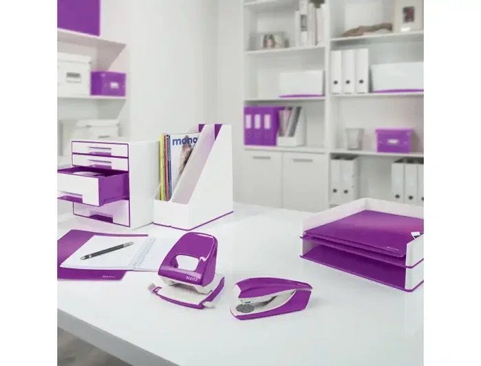 LEITZ Wow Dispensador de Cinta Dual C/Cinta Violeta y Blanco LEITZ Wow Dispensador de Cinta Dual C/Cinta Violeta y Blanco