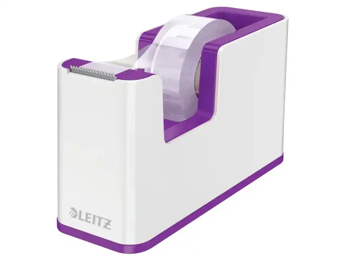 LEITZ Wow Dispensador de Cinta Dual C/Cinta Violeta y Blanco LEITZ Wow Dispensador de Cinta Dual C/Cinta Violeta y Blanco