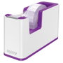 LEITZ Wow Dispensador de Cinta Dual C/Cinta Violeta y Blanco