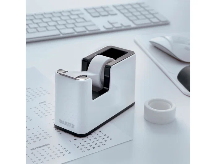 LEITZ WOW Dual Portarrollos de sobremesa Blanco/negro