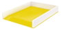 LEITZ Bandeja de sobremesa WOW Dual Amarillo/Blanco