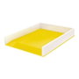LEITZ Bandeja de sobremesa WOW Dual Amarillo/Blanco