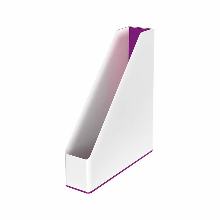 LEITZ WOW DUAL Revistero Plástico Violeta/Blanco