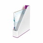 LEITZ WOW DUAL Revistero Plástico Violeta/Blanco