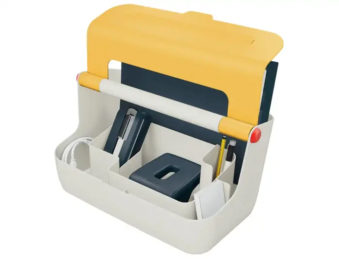 LEITZ Caja de almacenamiento Cosy Carry Box Amarillo