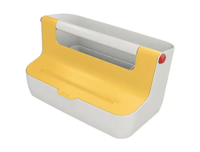 LEITZ Caja de almacenamiento Cosy Carry Box Amarillo